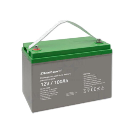Acumul: plumb-acid; 12V; 100Ah; AGM; nu necesită întreţinere