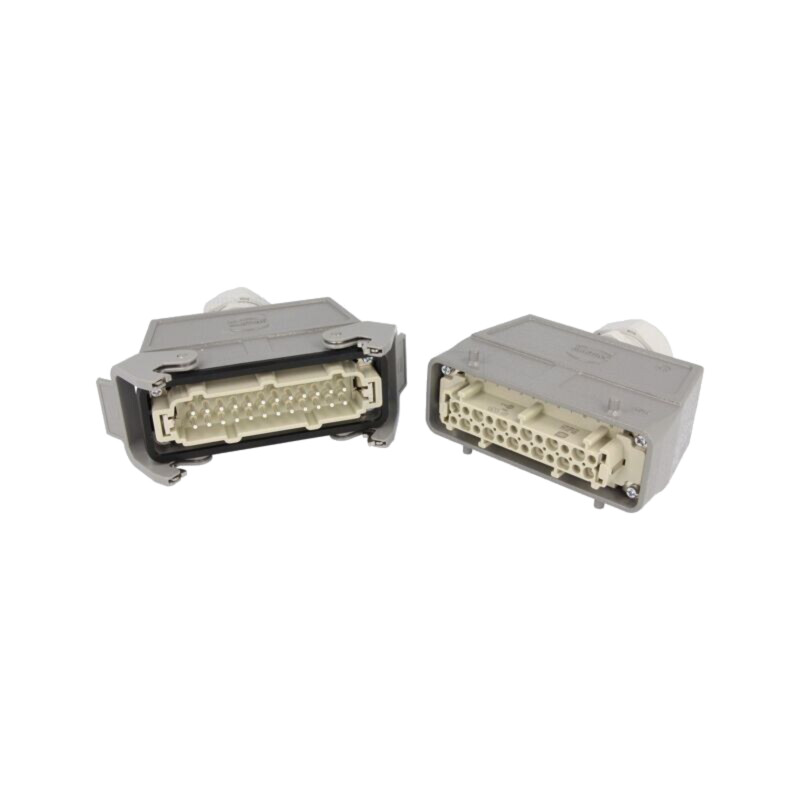Conector: HDC; tată + mamă; set complet,mufă + mufă; Han Kit