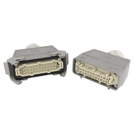Conector: HDC; tată + mamă; set complet,mufă + mufă; Han Kit