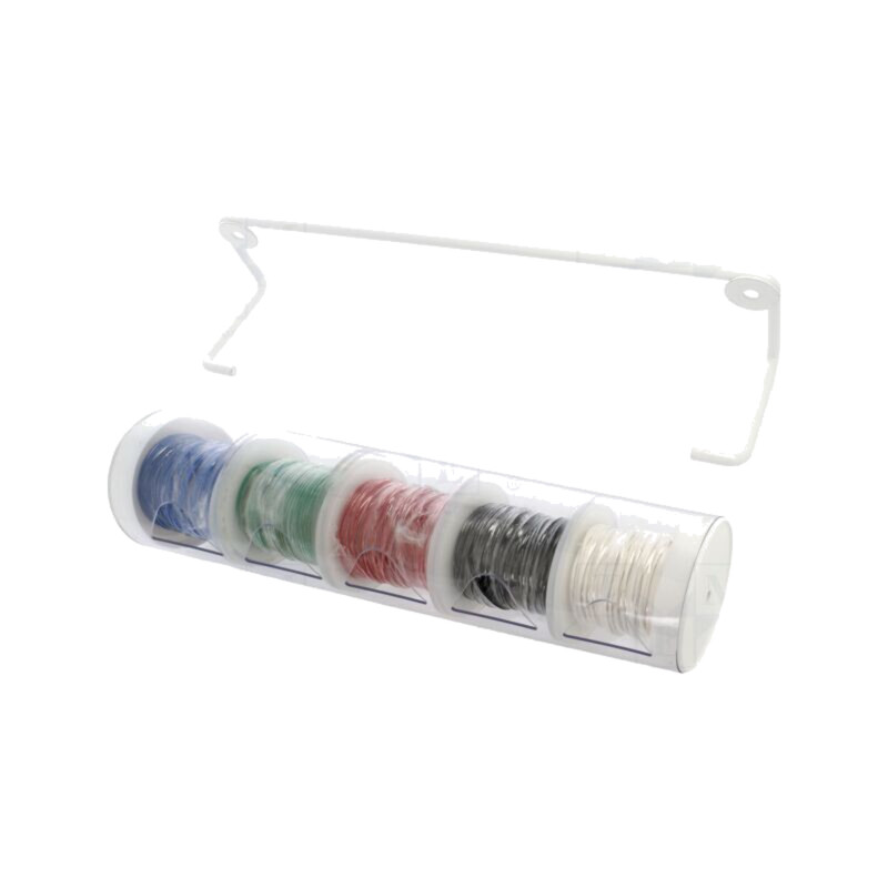 Cablu; HookUp Wire; litat; Cu; 22AWG; PVC; 1kV; 30,5m; 100ft; 5rol. Cablu; HookUp Wire; litat; Cu; 22AWG; PVC; 1kV; 30,5m; 100ft; 5rol.