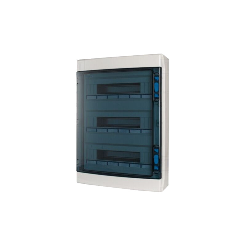 Carcasă: pentru aparatură modulară; IP65; albe; Nr.mod: 54; ABS