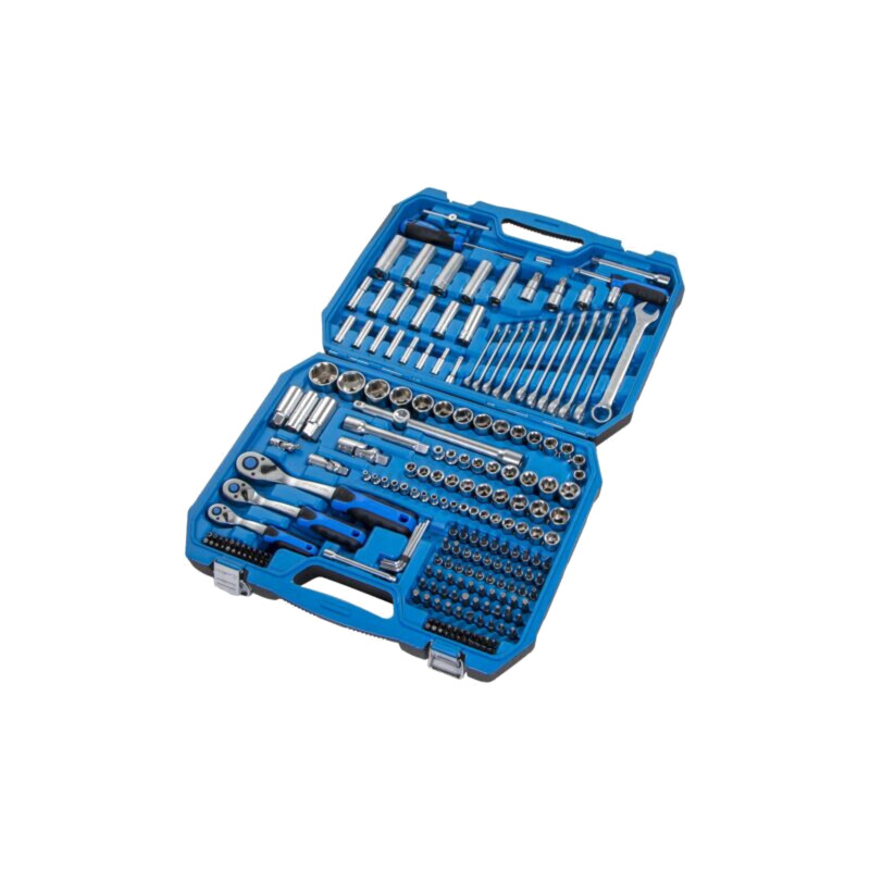 Set chei; 6-puncte,tubulară,combinată; Fixare: 1/2",1/4",3/8"