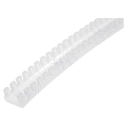 Ecrane pentru orificii şi margini; poliamidă; L: 25m; natural