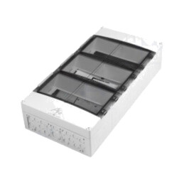 Carcasă: pentru aparatură modulară; IP55; gri; Nr.mod: 36