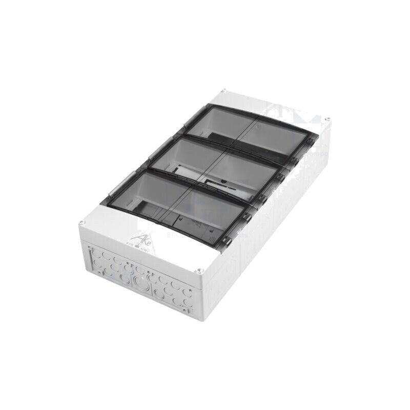 Carcasă: pentru aparatură modulară; IP55; gri; Nr.mod: 36
