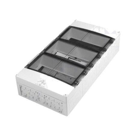 Carcasă: pentru aparatură modulară; IP55; gri; Nr.mod: 36
