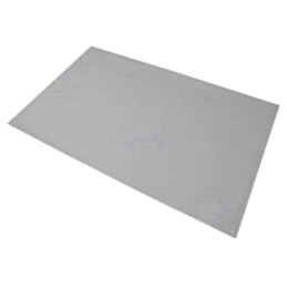 Suport: pentru podea; ESD; gri; L: 1,9m; W: 1,2m; Thk: 2,5mm; Lung: 3m
