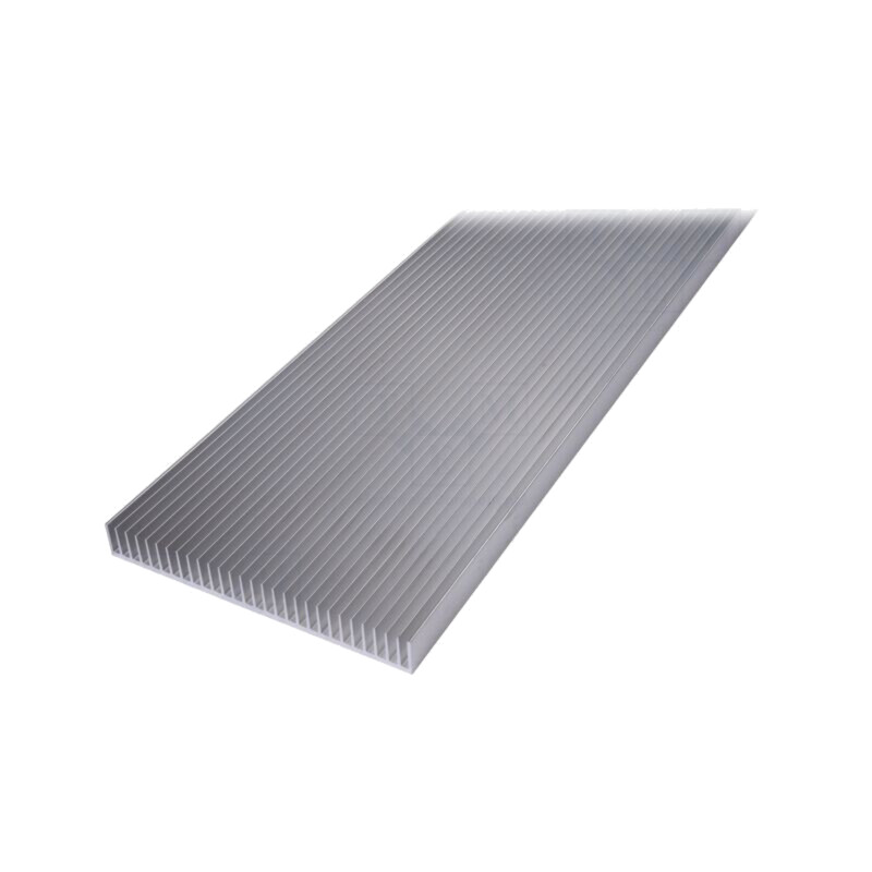 Radiator: extrudat; cu aripioare; neagră; L: 1000mm; W: 200mm