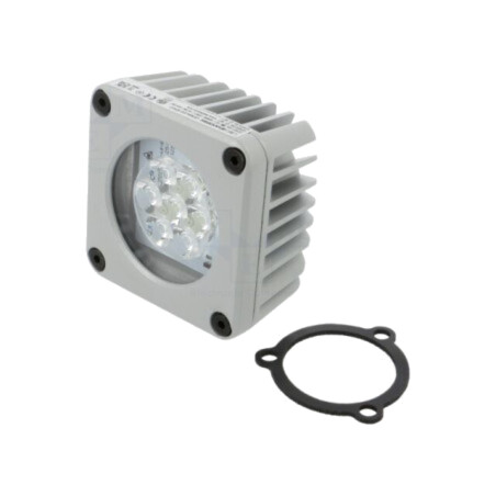 Lampă: pentru utilaje; 8,5W; 60000h; 15°; 5000K; -10÷50°C; IP67