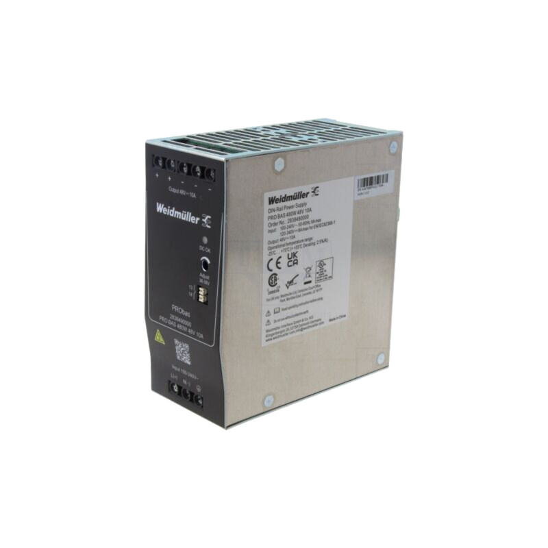 Alimentator: pulsatoriu; pentru şină DIN; 480W; 48VDC; 10A; OUT: 1 Alimentator: pulsatoriu; pentru şină DIN; 480W; 48VDC; 10A; OUT: 1