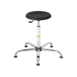 Taburet; ESD; Dim.şezut: Ø350mm; 540÷790mm; Rsup: 0,1÷1MΩ