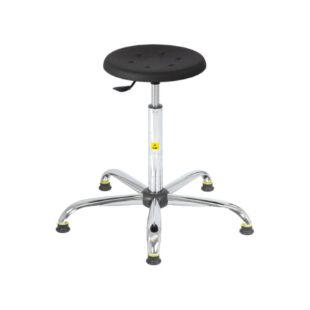 Taburet; ESD; Dim.şezut: Ø350mm; 540÷790mm; Rsup: 0,1÷1MΩ