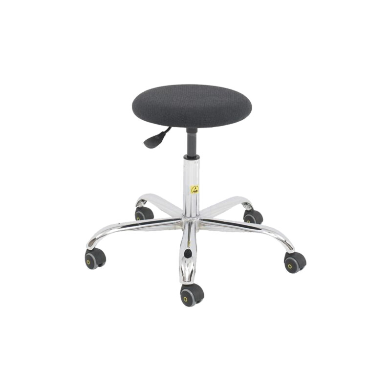 Taburet; ESD; Dim.şezut: Ø370mm; 520÷700mm; Rsup: 0,1÷1MΩ