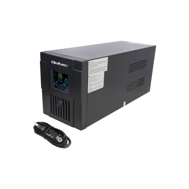 Alimentator: UPS; 1,2kW; 2kVA; Uintr: 140÷290V; 372x139x165mm Alimentator: UPS; 1,2kW; 2kVA; Uintr: 140÷290V; 372x139x165mm