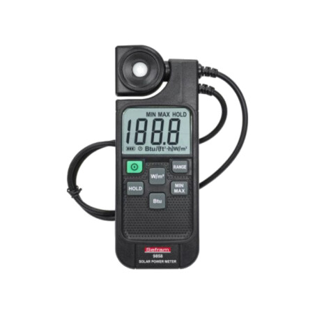 Aparat de măsură: putere radiaţii solare; Interval: 0÷1999W/m2