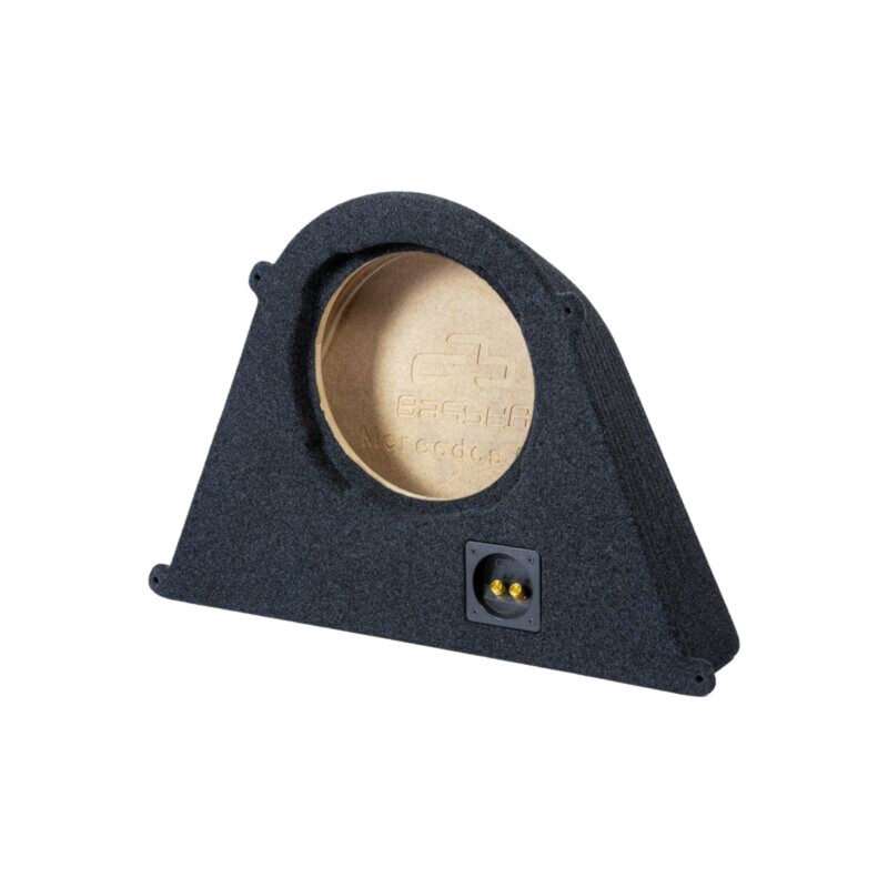 Carcasă difuzor; MDF; melanj negru; ţesătură; 250mm; Mercedes; 12l Carcasă difuzor; MDF; melanj negru; ţesătură; 250mm; Mercedes; 12l