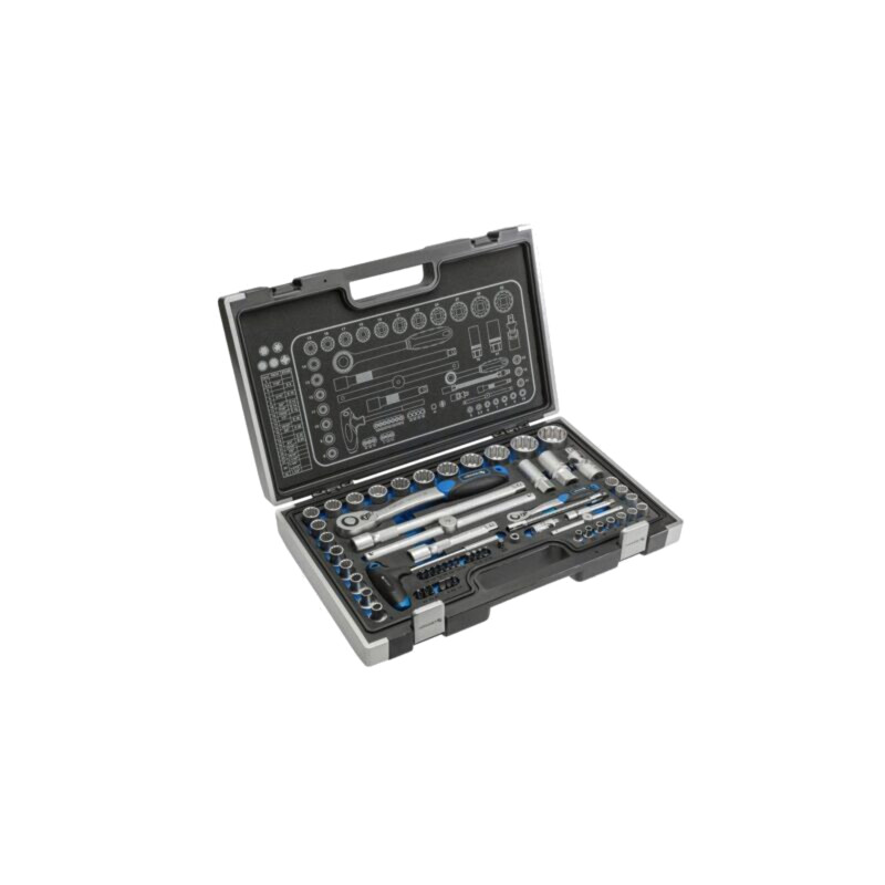 Set chei; 12-puncte,tubulară; Fixare: 1/2",1/4"; 60buc.