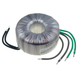 Transformator: toroidal; 600VA; 230VAC; 24V; 24V; 12,5A; 12,5A; IP00