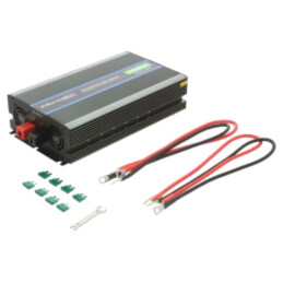 Convertor: DC/AC; 2kW; Uieş: 230VAC; 12VDC; 180x350x73mm; Pvârf: 4kW