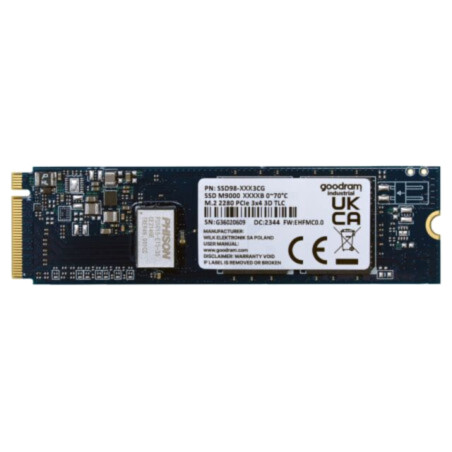 Unitate SSD; 1TB; M.2 2280; 3D TLC NAND; NVMe PCIe 3x4; 0÷70°C