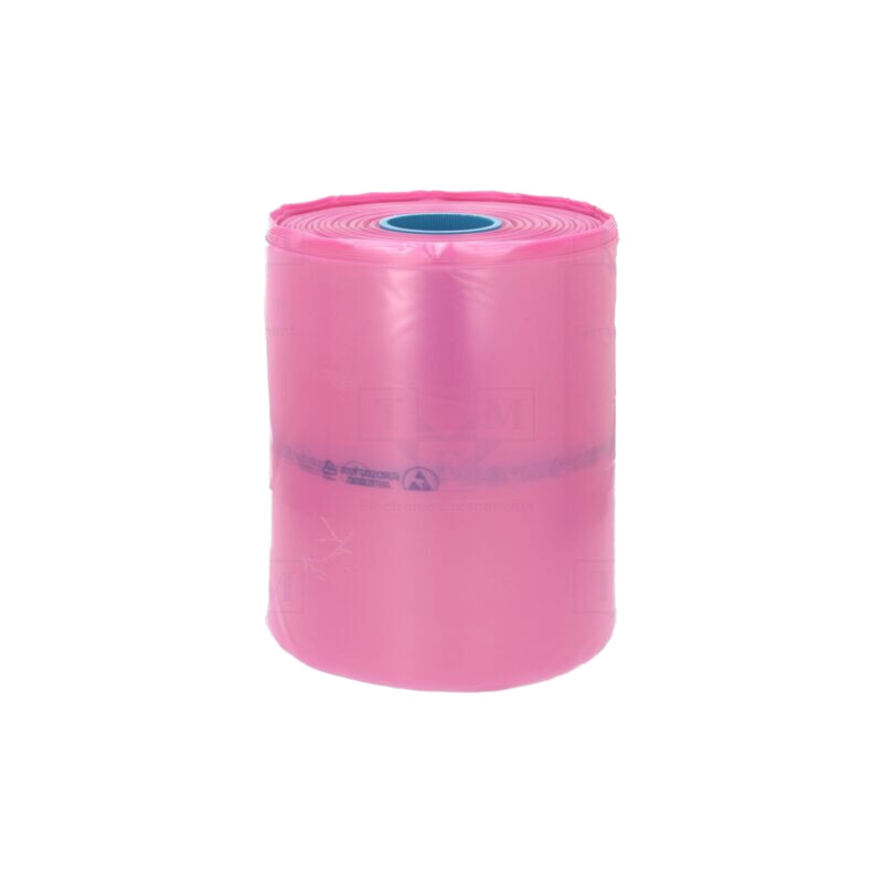 Pungă de protecţie; ESD; L: 250m; W: 300mm; Thk: 90um; polietilenă