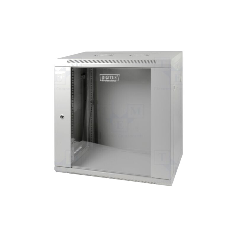 Carcasă: tablou rack; Standard: 19"; 12U; gri; Y: 450mm; X: 600mm