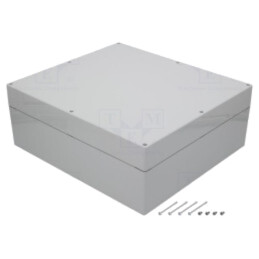 Carcasă: universală; X: 360mm; Y: 400mm; Z: 151mm; EURONORD; ABS; gri