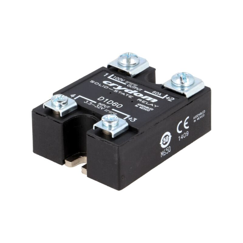 Releu: semiconductor; Ucom: 3,5÷32VDC; 60A; 1÷100VDC; 1-DC