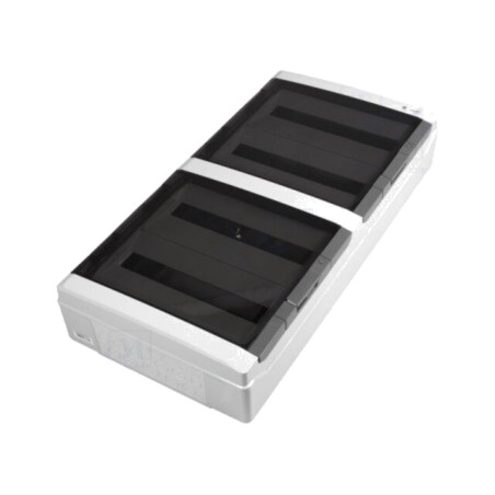 Carcasă: pentru aparatură modulară; IP65; gri deschis; Nr.mod: 72