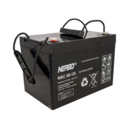 Acumul: plumb-acid; 12V; 60Ah; AGM; nu necesită întreţinere; 20kg