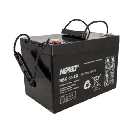 Acumul: plumb-acid; 12V; 60Ah; AGM; nu necesită întreţinere; 20kg