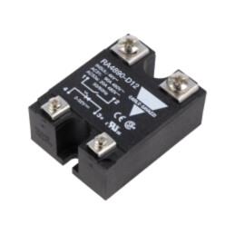Releu: semiconductor; Ucom: 3÷32VDC; 90A; 42÷530VAC; RA48..12