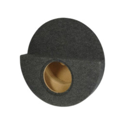 Carcasă difuzor; MDF; neagră; ţesătură; 250mm; Frezare: 272mm; BMW