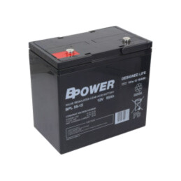 Acumul: plumb-acid; 12V; 55Ah; AGM; nu necesită întreţinere; 17kg