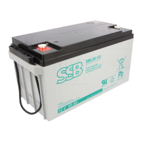 Acumul: plumb-acid; 12V; 65Ah; AGM; nu necesită întreţinere; 21kg