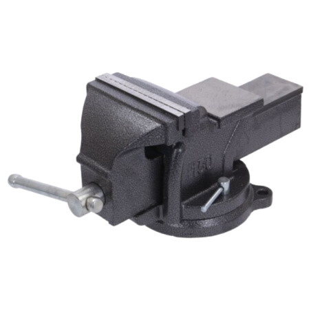 Menghină; aliaj de fier; 150mm; rotativă,de banc,cu nicovală