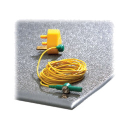 Suport: pentru podea; ESD; gri; L: 1,5m; W: 0,9m; Thk: 9mm; PVC