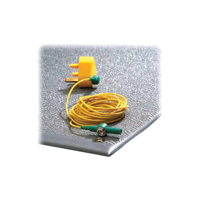 Suport: pentru podea; ESD; gri; L: 1,5m; W: 0,9m; Thk: 9mm; PVC Suport: pentru podea; ESD; gri; L: 1,5m; W: 0,9m; Thk: 9mm; PVC
