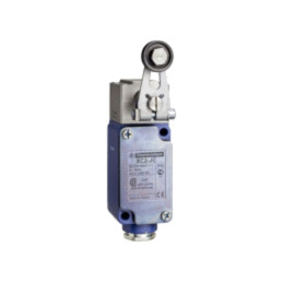 Limitator cursă; manetă R 44mm, rolă din plastic Ø22mm; metal