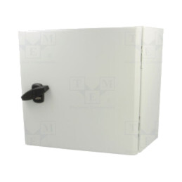 Carcasă: montare pe perete; X: 300mm; Y: 300mm; Z: 150mm; oţel; gri