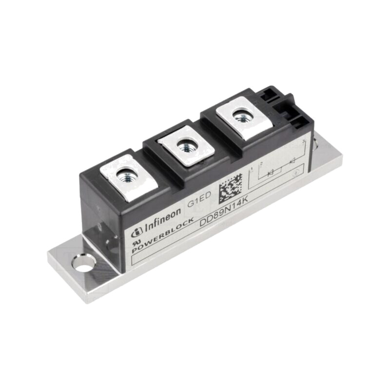 Modul: diodă; dubli în serie; 1,4kV; If: 89A; BG-PB20-1; Ifsm: 2,4kA