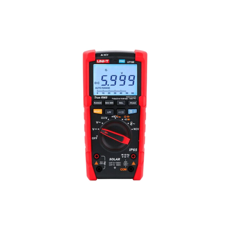 Aparat de măsură: multimetru digital; 60Hz÷1MHz; True RMS; IP65 Aparat de măsură: multimetru digital; 60Hz÷1MHz; True RMS; IP65