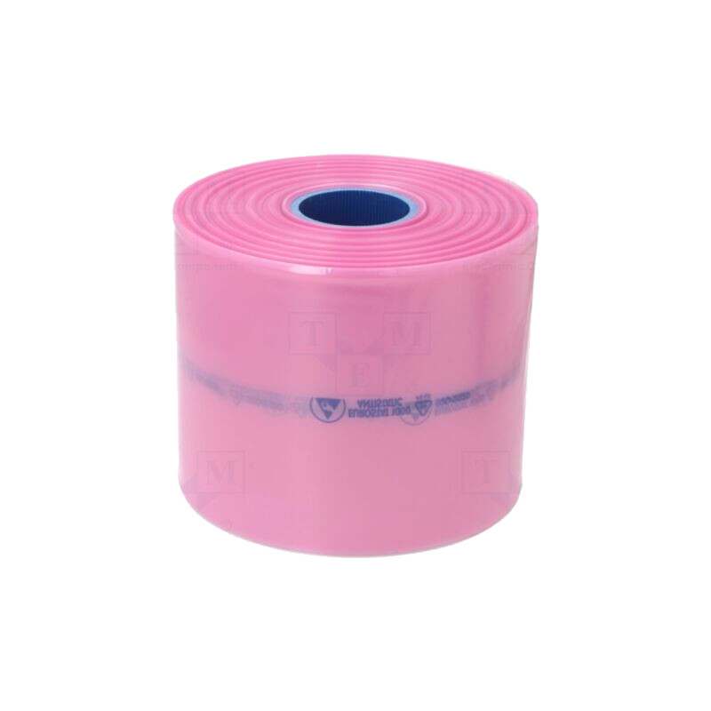 Pungă de protecţie; ESD; L: 250m; W: 200mm; Thk: 90um; polietilenă