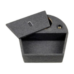 Carcasă difuzor; MDF; melanj gri; ţesătură; 250mm; Subaru; 20l