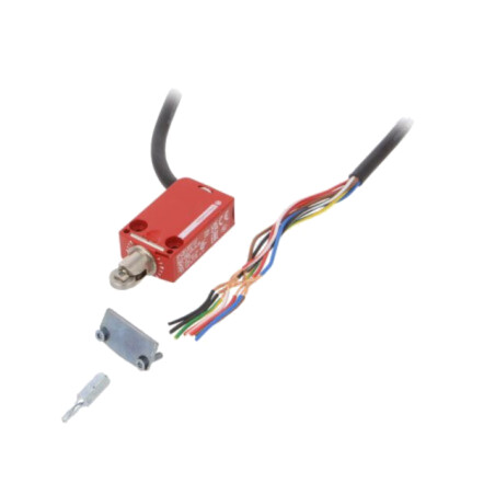 Limitator cursă; rolă metalică Ø11,6mm; NC x2 + NO; 1,5A; IP68