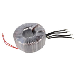 Transformator: toroidal; 600VA; 230VAC; 12V; 12V; 25A; 25A; Ø: 153mm