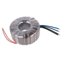 Transformator: toroidal; 600VA; 230VAC; 24V; 24V; 12,5A; 12,5A; IP00