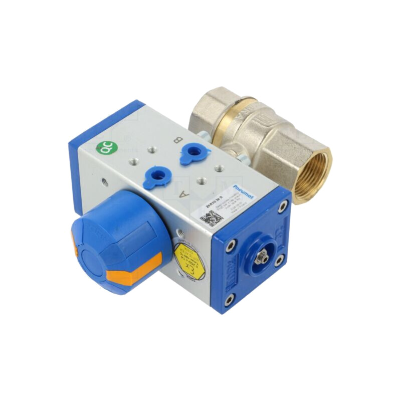 Supapă cu bilă; max.25bar; alamă; TEFLON; A: 98mm; B: 45mm; C: 112mm
