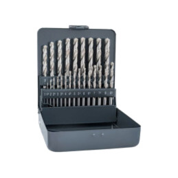 Set de burghie; pt.metal; oţel rapid cu cobalt HSS-E; 25buc.