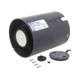 Ventilator: AC; axial; 100÷240VAC; Ø98,5x130mm; 80m3/h; 35dBA; bilă